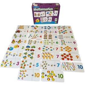 The Learning Journey Match It! Mathematics 30 Self-Correcting Puzzle Set